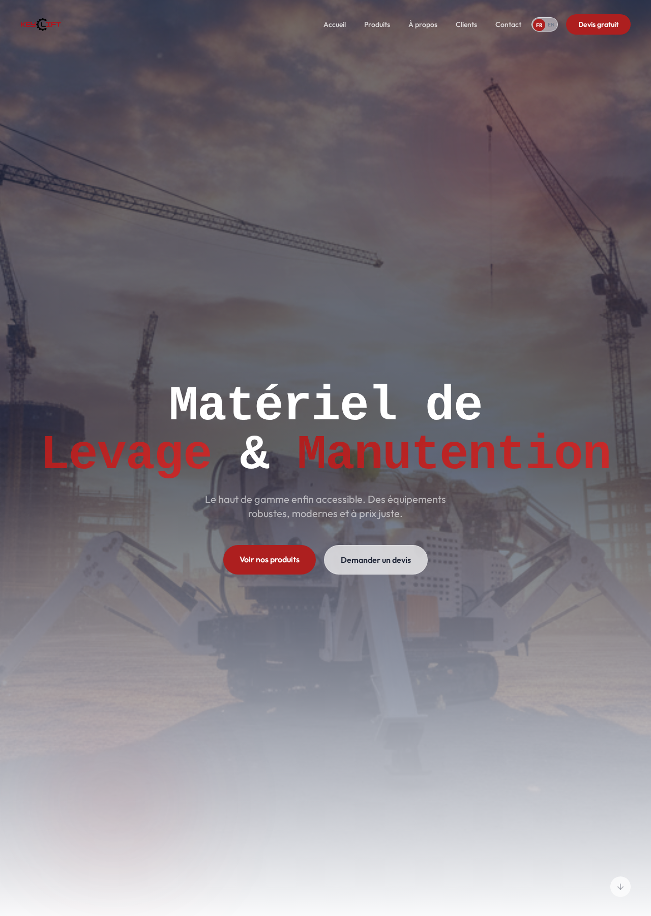 Aperçu du projet KeyLift