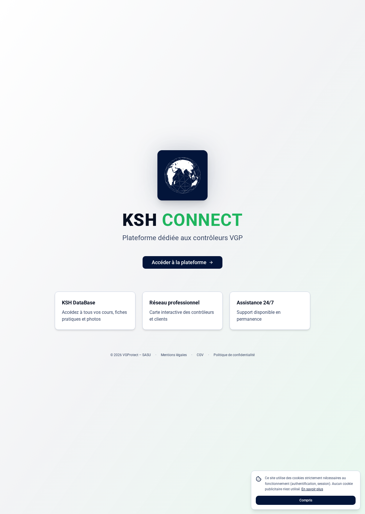 Aperçu du projet KSH Connect